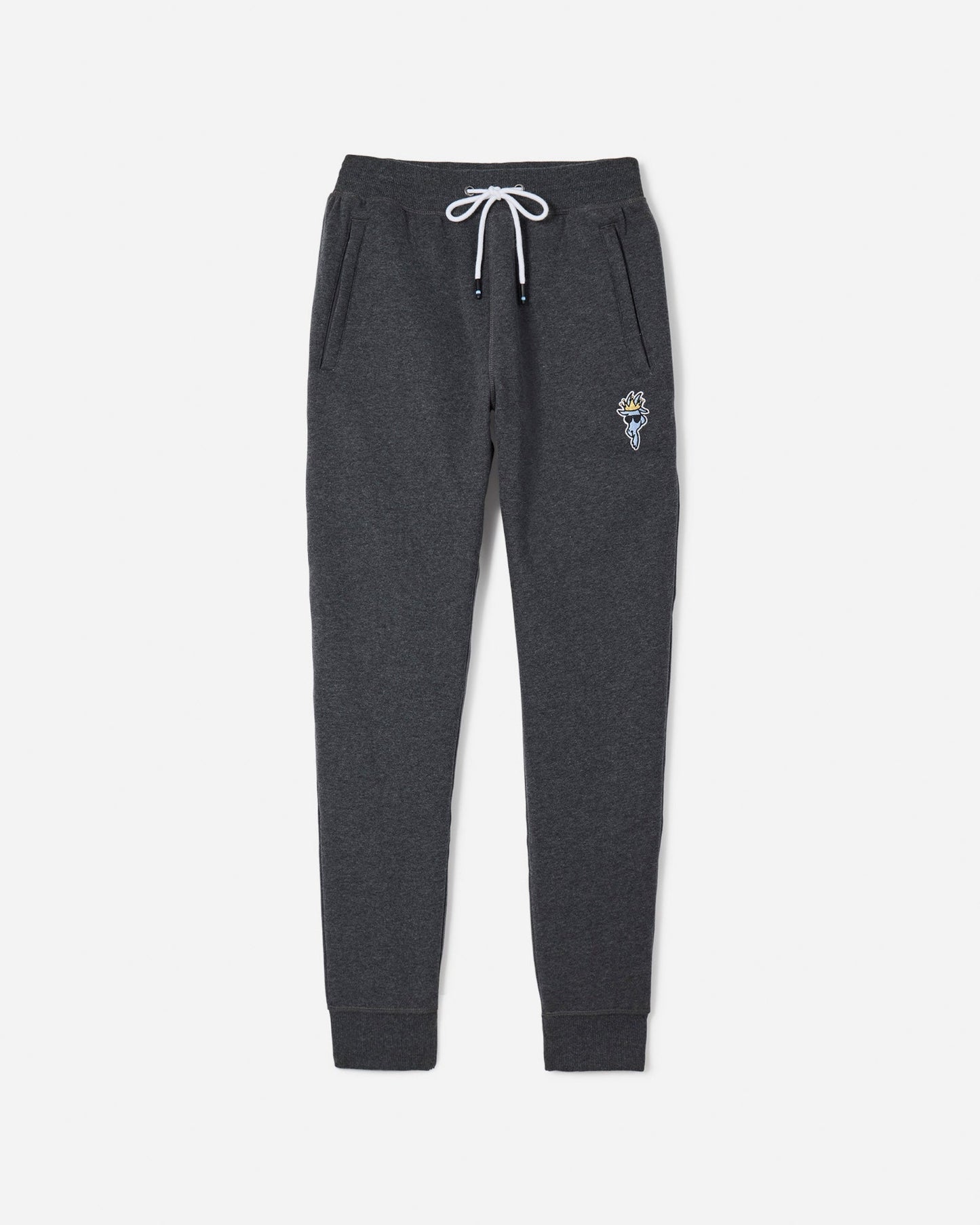 Front of dark gray OG Fleece Joggers#color_dark-gray