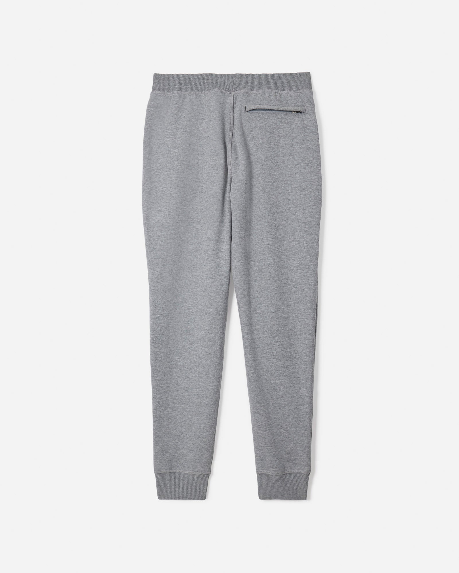 Back of light gray OG Fleece Joggers#color_gray