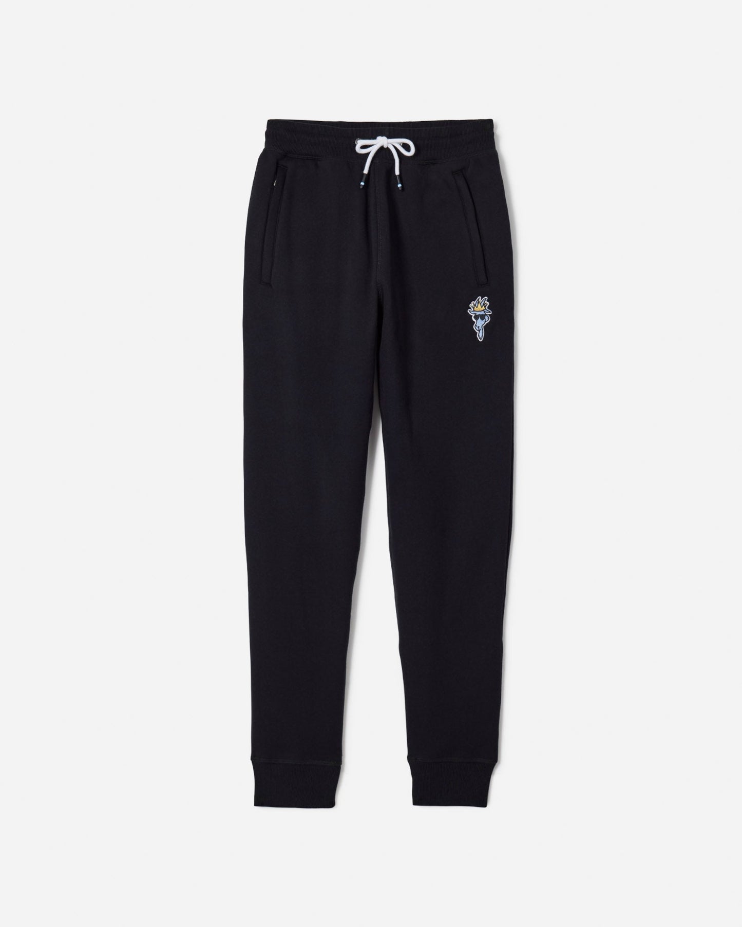 Front of black OG Fleece Joggers#color_black