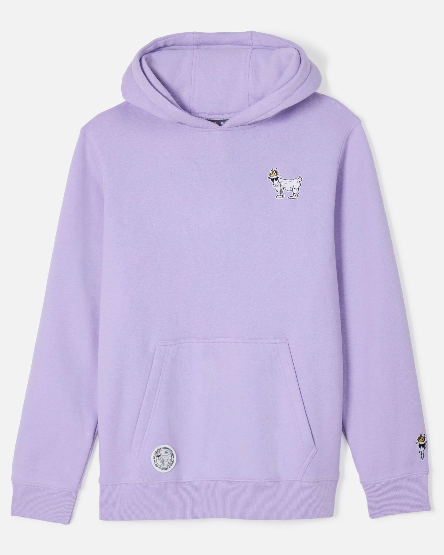 Front of lavender WG Hooded Sweatshirt#color_lavender