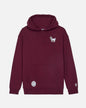 Maroon hoodie with a small white goat design on a light gray background#color_windsor-wine