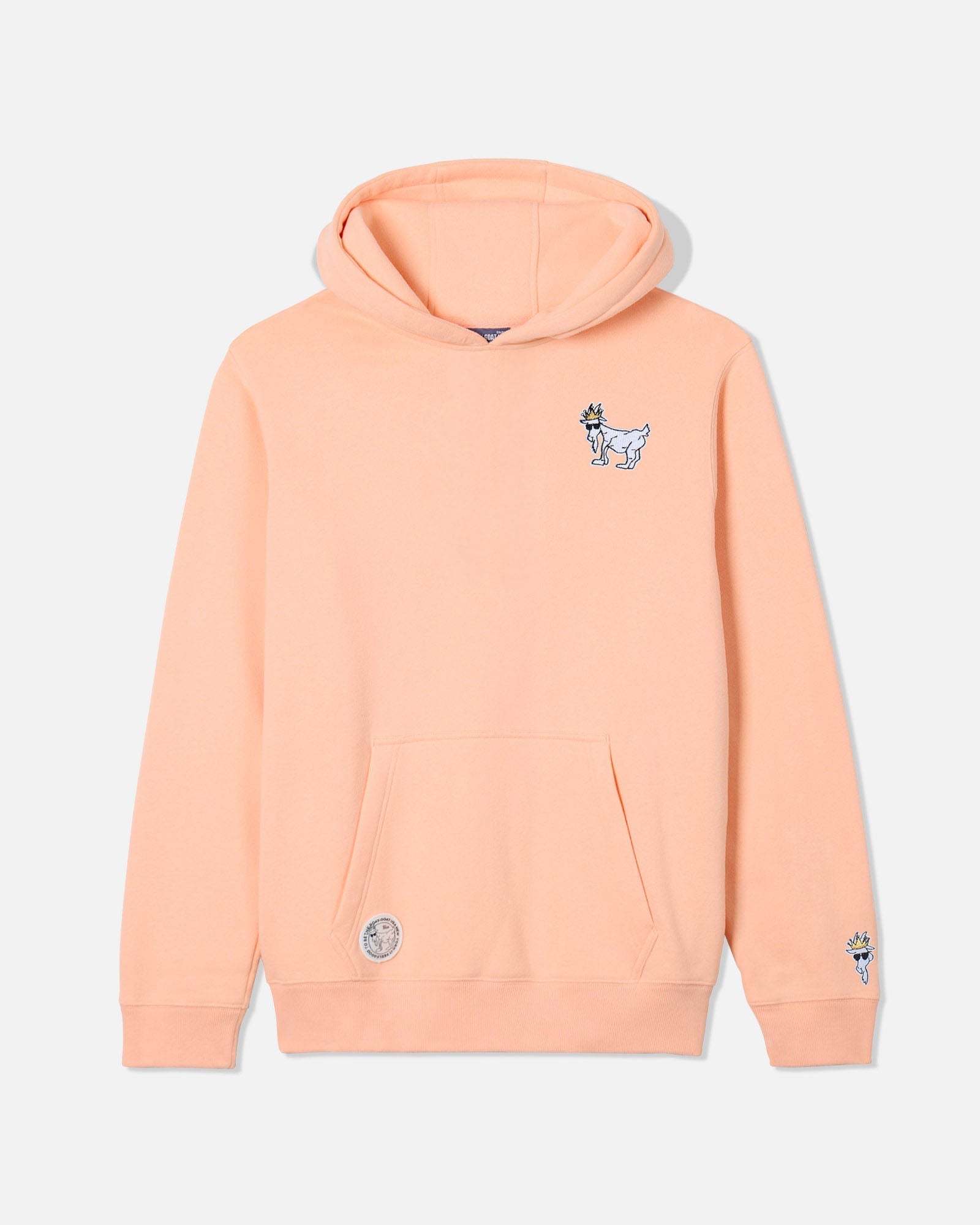 Front of peach cream WG Hooded Sweatshirt#color_peach-cream