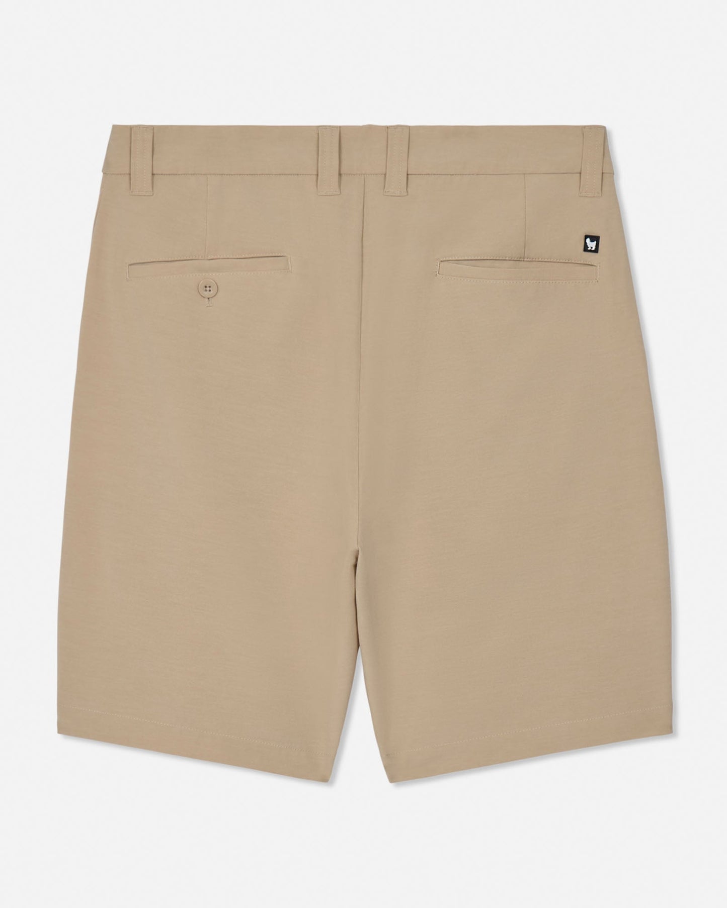 Back of khaki hybrid short#color_khaki