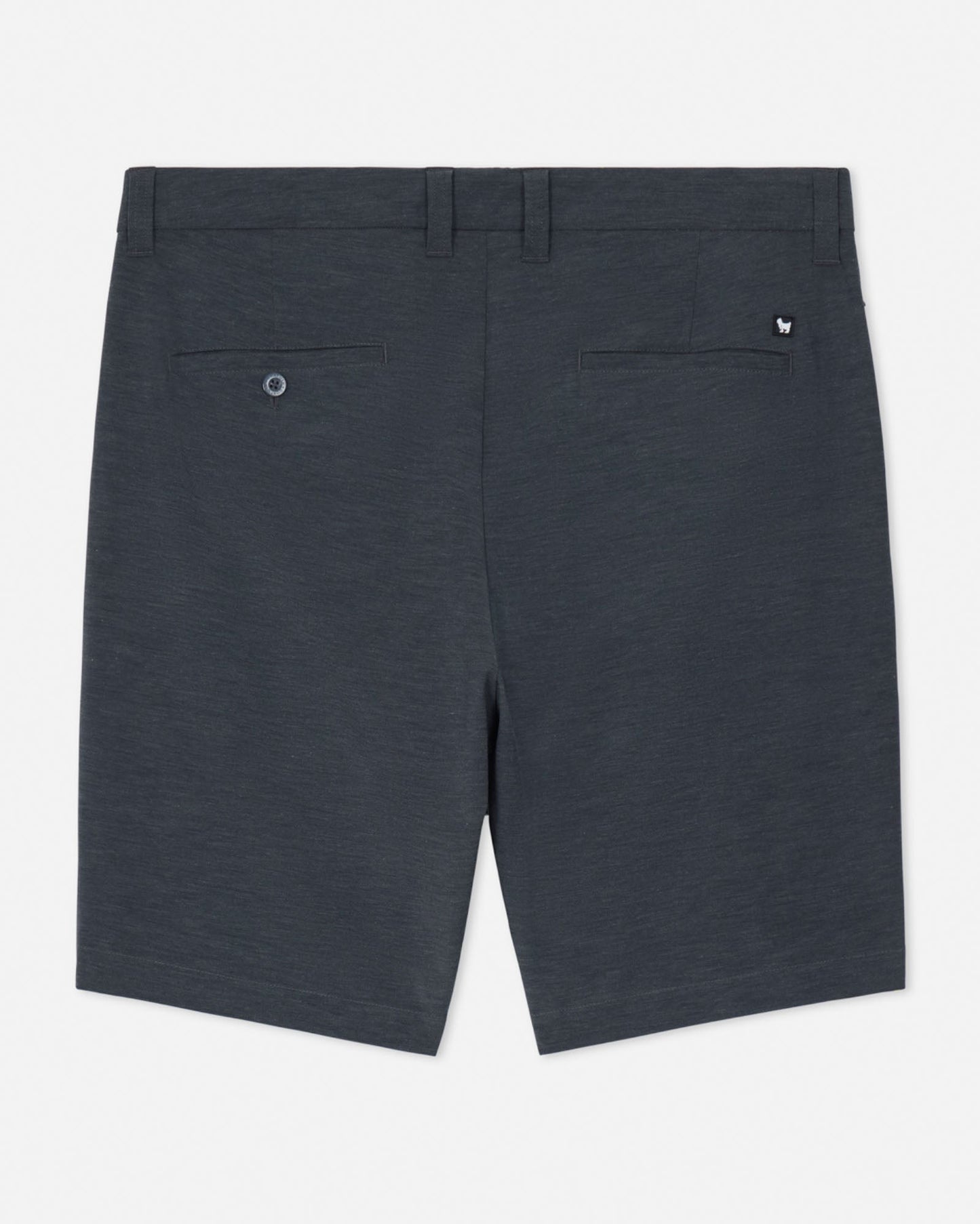 Dark gray shorts on a white background#color_gray
