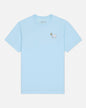 Light blue t-shirt with a small graphic on a white background#color_delicate-blue