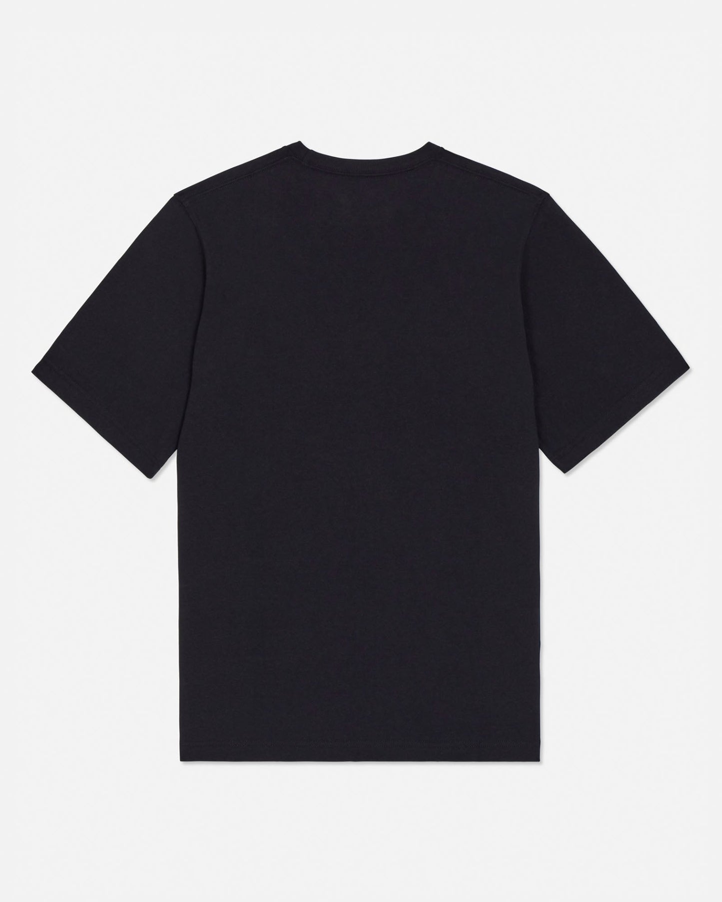 Black t-shirt on a white background#color_black