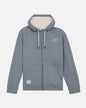 Front of gray sherpa-lined full-zip sweatshirt#color_gray