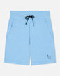 Light blue shorts with a black drawstring on a white background#color_carolina-blue