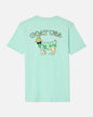 Back of mint t-shirt with Chuck the mint-chip ice cream GOAT design