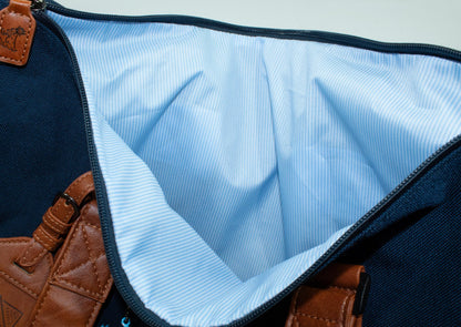 Inside of navy OG Duffel Bag#color_navy