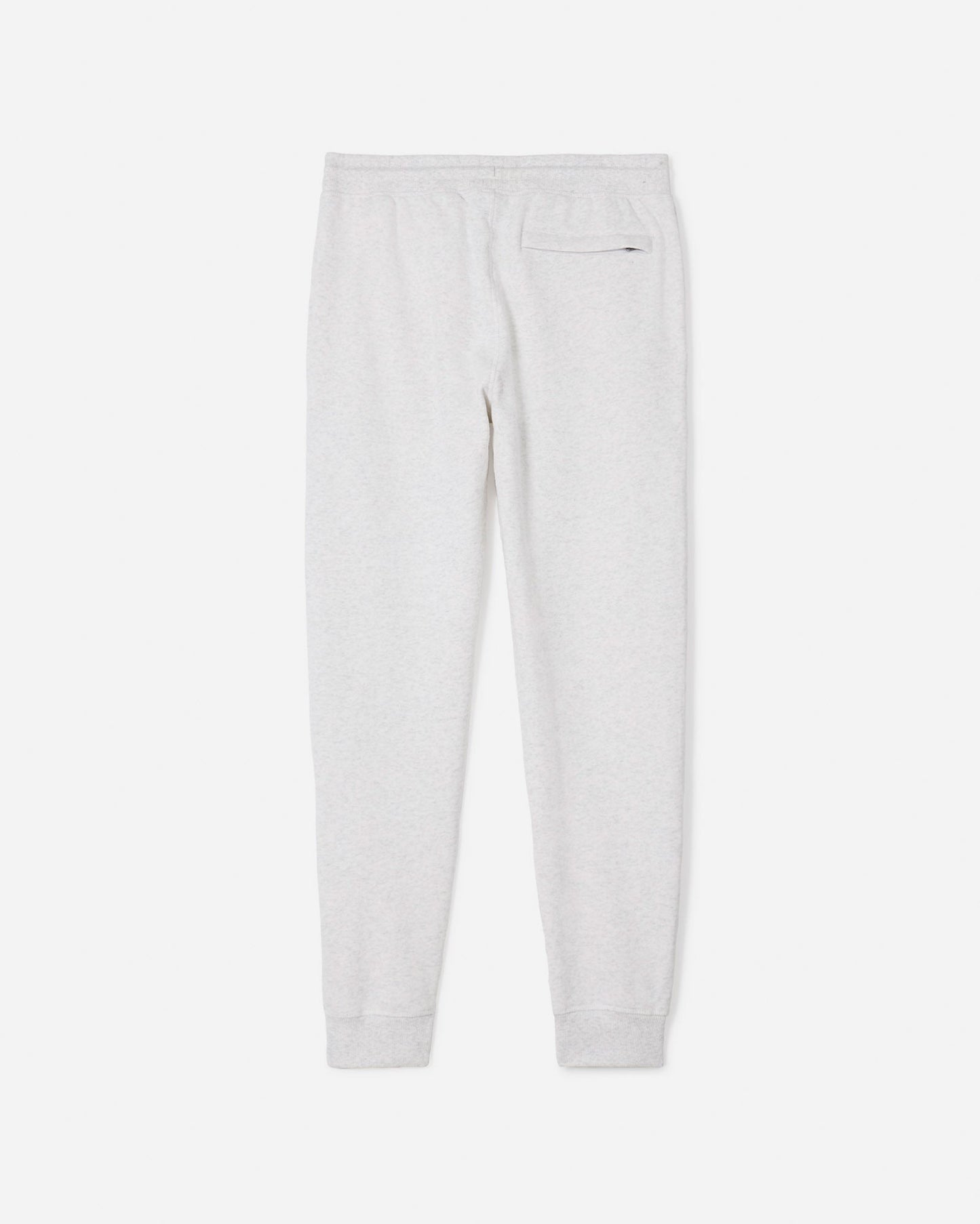 Back of heather white OG Fleece Joggers#color_heather-white