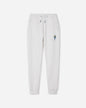 Front of heather white OG Fleece Joggers#color_heather-white