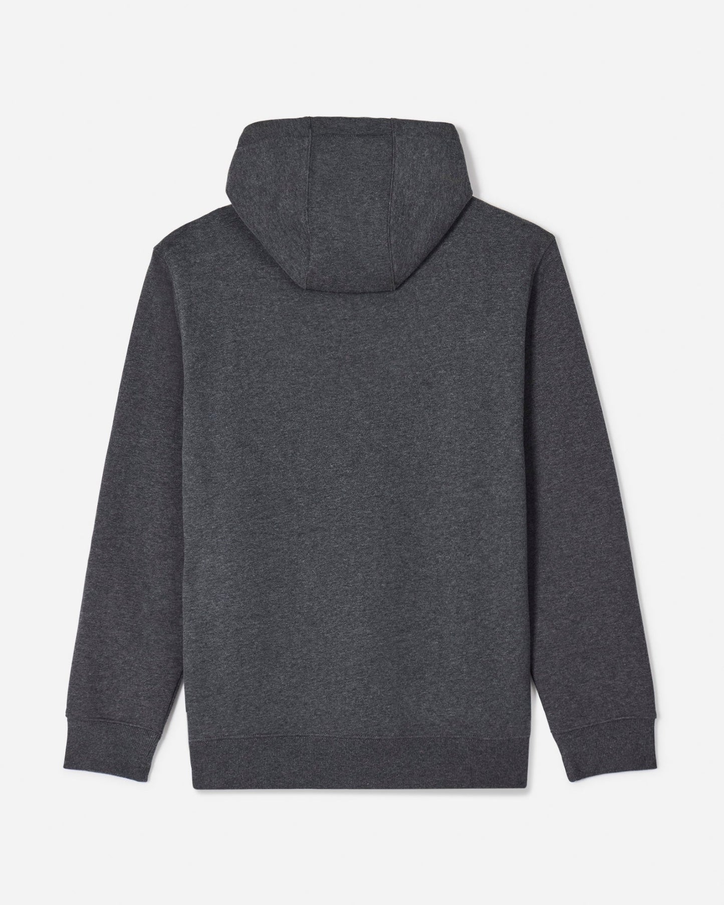 Back of charcoal OG Hooded Sweatshirt#color_dark-gray