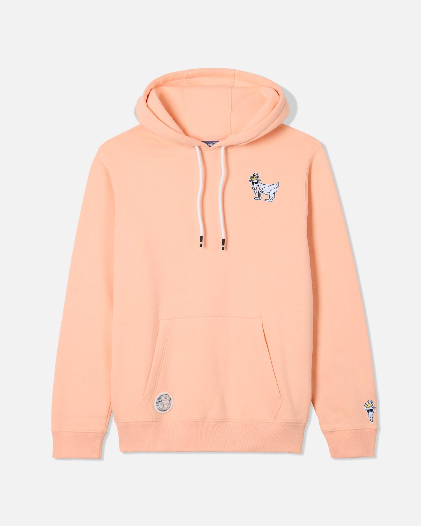 Front of peach cream WG Hooded Sweatshirt#color_peach-cream