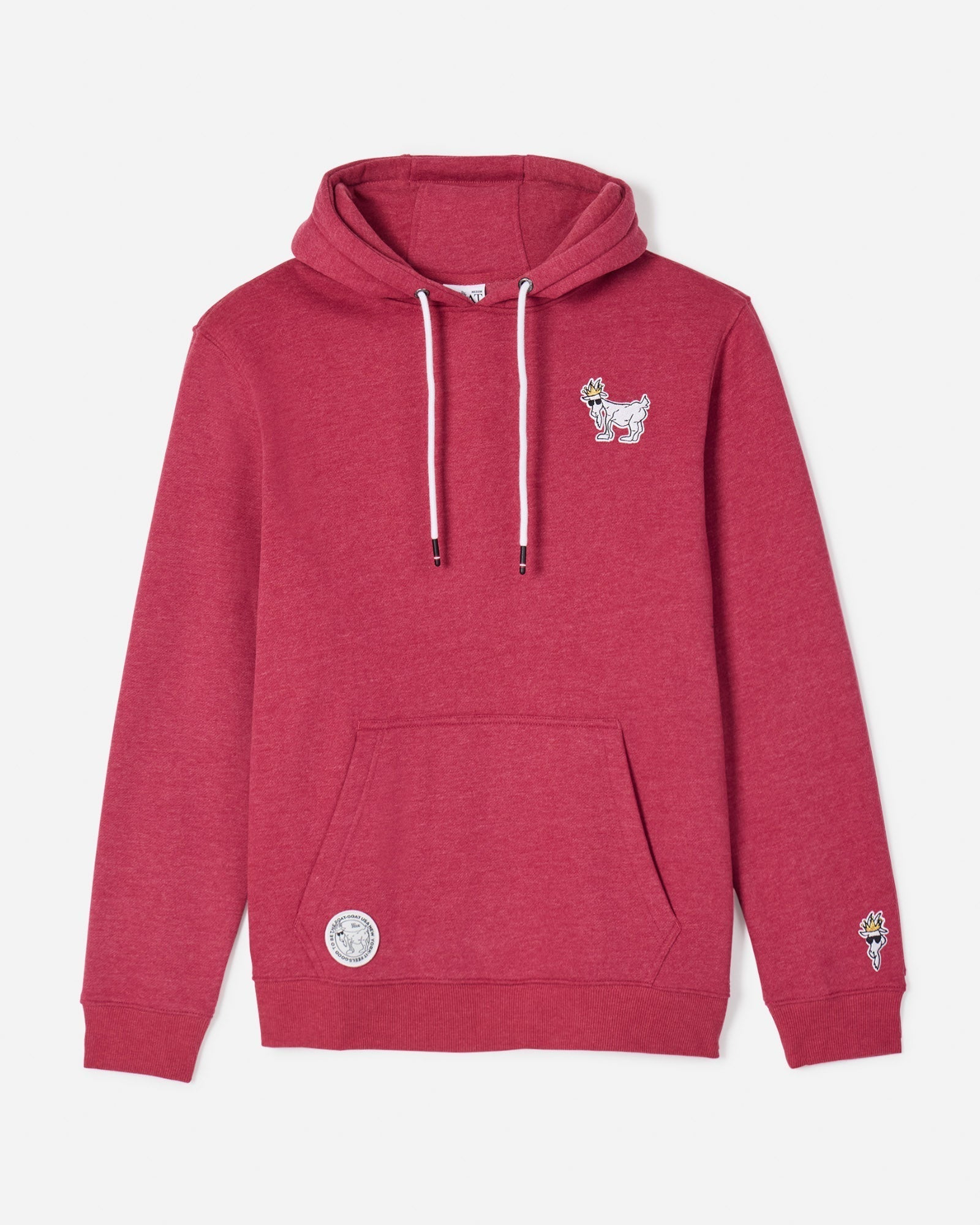 Front of cardinal WG Hooded Sweatshirt#color_cardinal