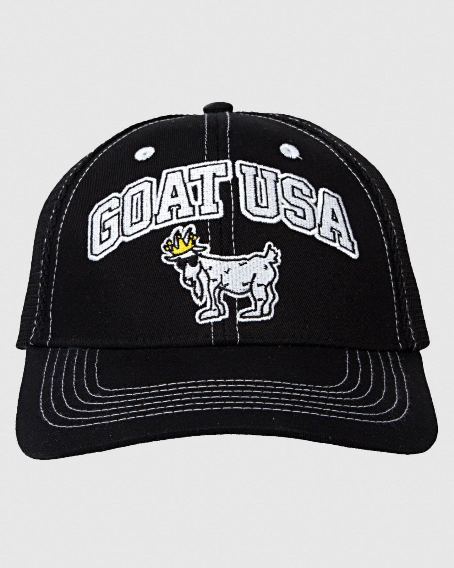 Front of black OG Trucker Hat#color_black