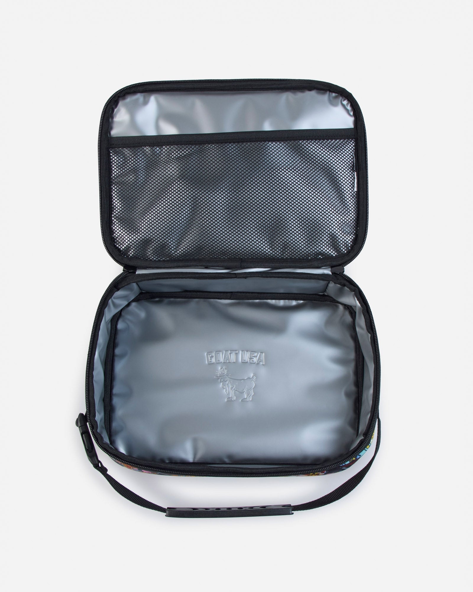 Open lunchbox with GOAT USA branding
