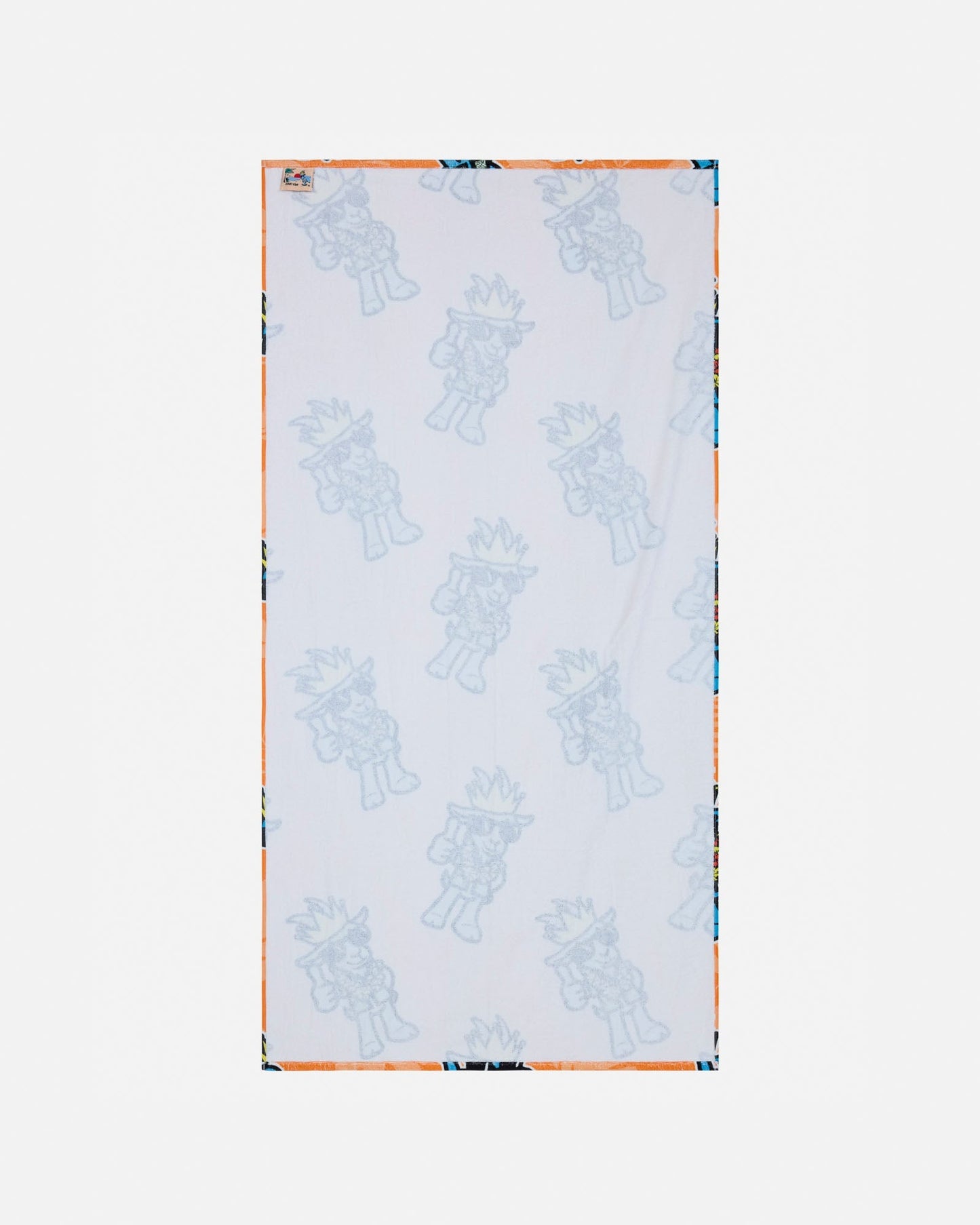Beach towel on a white background