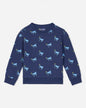 Navy crewneck with light blue goats#color_navy