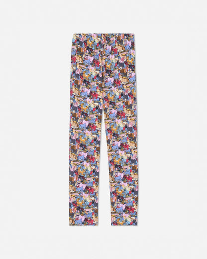Back of sticker print pajama pants