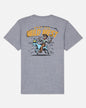 Back of gray wild west t-shirt